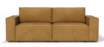 Прямой диван Лофт БЛ2-БП2 (Ремни/Тик-тик) в Магадане - предосмотр 7