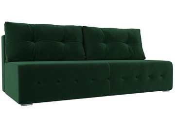 Прямой диван Лондон, Зеленый (велюр) в Магадане