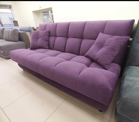 Прямой диван Лора Веста 2 ПРБЛ 1Valetta 25 велюр в Магадане - изображение