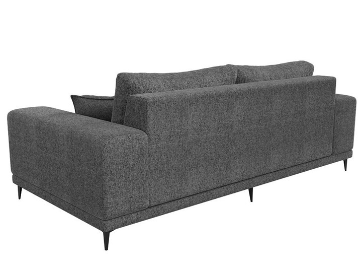 Прямой диван Льюес НПБ, Серый (рогожка) в Магадане - изображение 4