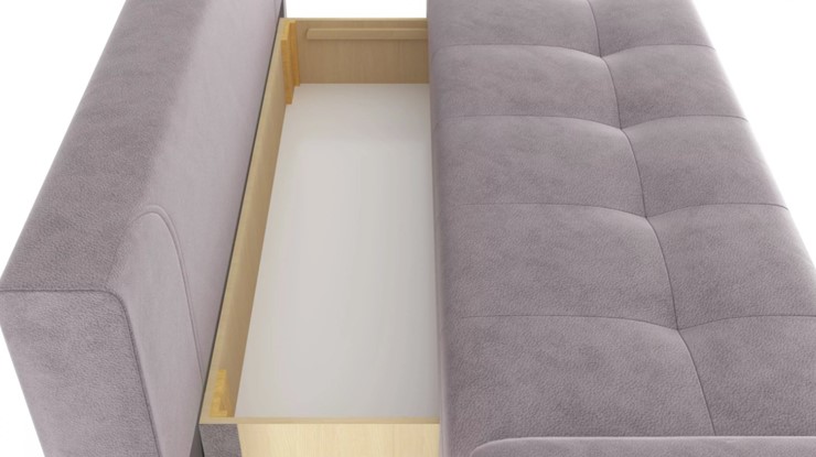 Прямой диван Милан - 1 СК, Велюр Кашемир 890 в Магадане - изображение 3