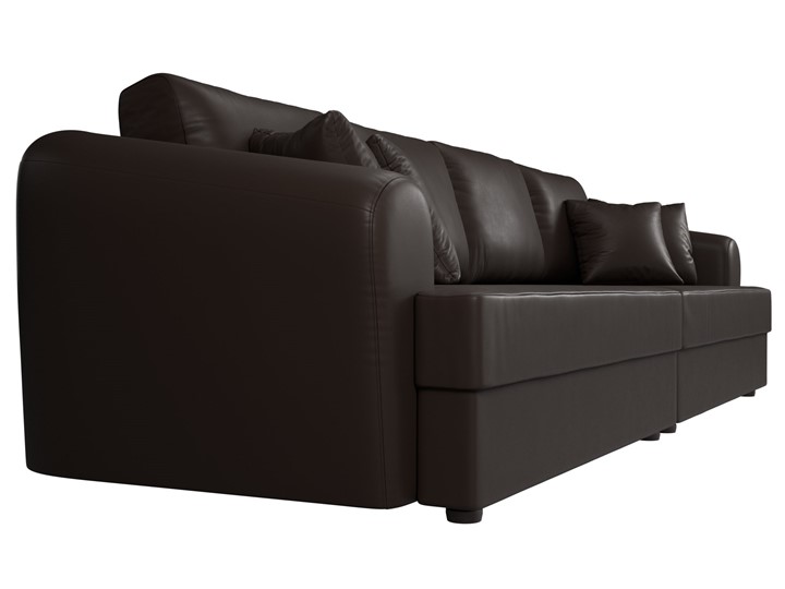 Прямой диван Милтон, Коричневый (экокожа) в Магадане - изображение 4
