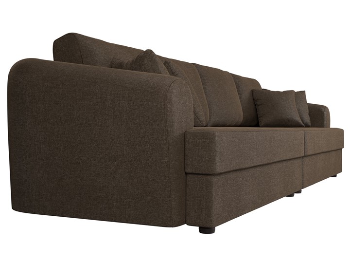 Прямой диван Милтон, Коричневый (рогожка) в Магадане - изображение 4