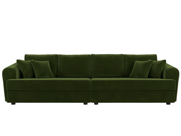 Прямой диван Милтон, Зеленый (микровельвет) в Магадане - изображение 3