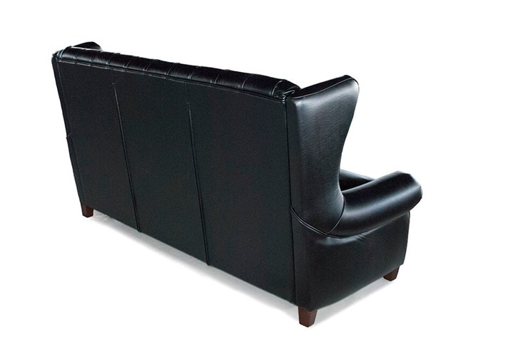 Прямой диван Оливер 3М с каретной стяжкой в Магадане - изображение 1