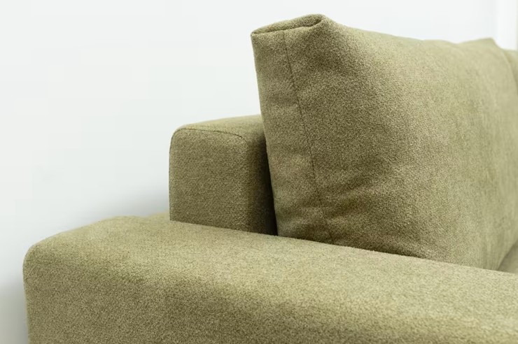 Прямой диван Оливия, Melange khaki зелёный в Магадане - изображение 8