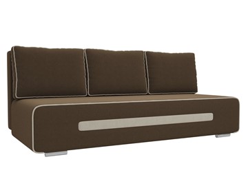 Прямой диван Приам, Коричневый (микровельвет) в Магадане