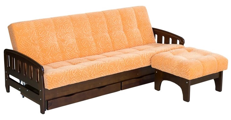 Прямой диван Ретро, Орех в Магадане - изображение 3