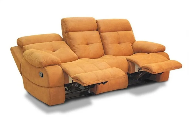 Прямой диван Рокфорд БД, 2 реклайнера в Магадане - изображение 3