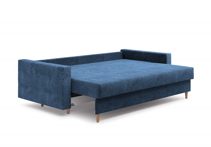 Прямой диван Sсandy, ножки Венге, Велюр Эвита голубой в Магадане - изображение 4