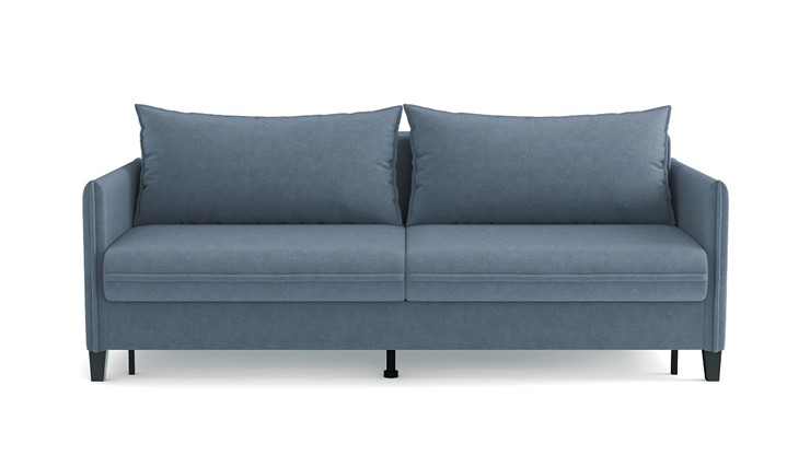 Диван-кровать Тэйлор (еврокнижка), велюр велутто серо-голубой в Магадане - изображение 2