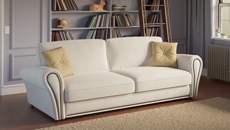 Прямой диван Виктория 2 подушки в Магадане - изображение 4