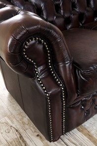 Прямой диван В-128 (3-х местный) brown в Магадане - предосмотр 1