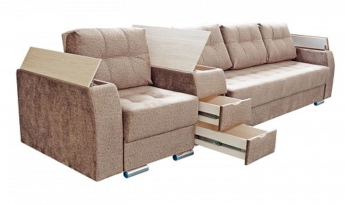 Прямой диван Виктория 5 БД (П3+ПС+ПТ+Д3+П3) в Магадане - изображение 3
