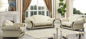 Прямой диван Versace (3-х местный) white в Магадане - предосмотр 5