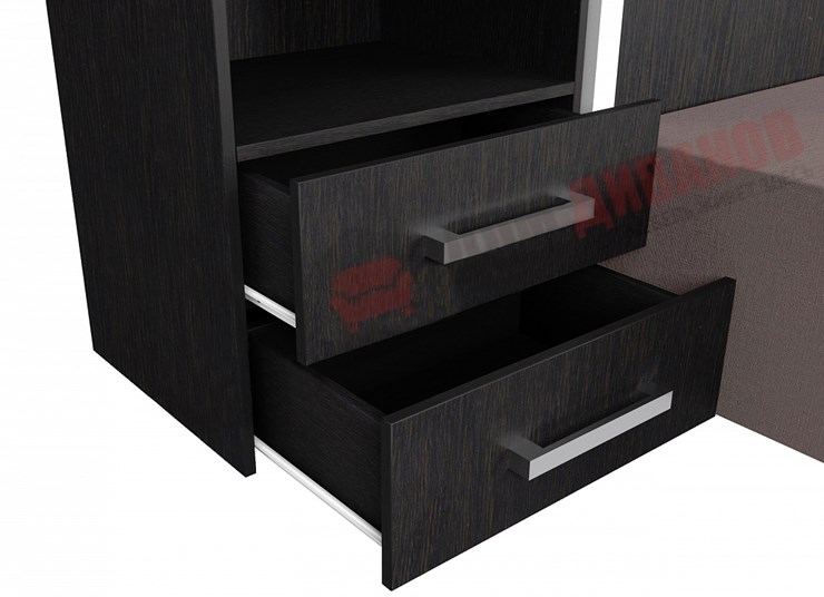 Диван Кровать-трансформер Smart (ШЛ+КД 1400+ШП), 2 шкафа, без подлокотников в Магадане - изображение 3