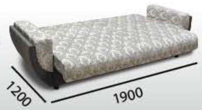 Прямой диван Акварель 2 БД в Магадане - изображение 1