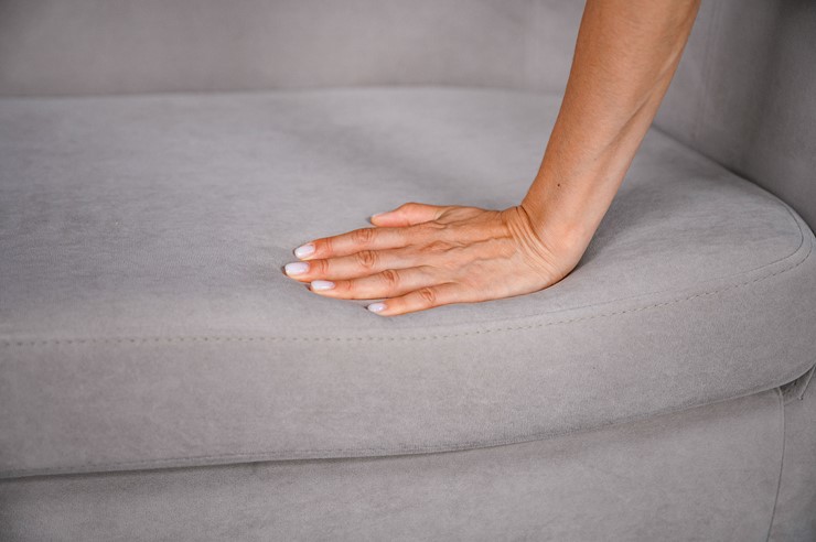 Комплект мебели Брамс  цвет бежевый диван 2Д + кресло в Магадане - изображение 3