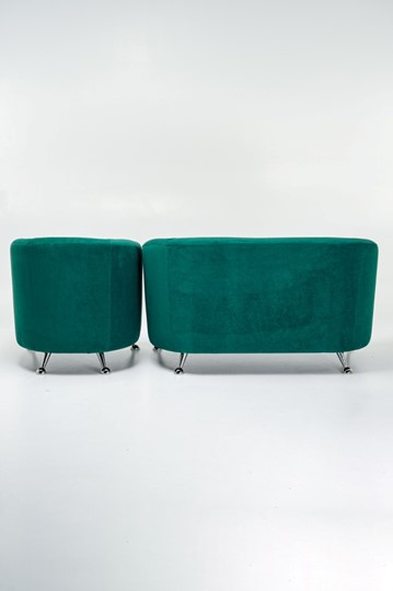 Комплект мебели Брамс  цвет изумрудный диван 2Д + кресло в Магадане - изображение 2