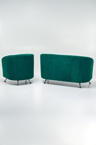 Комплект мебели Брамс  цвет изумрудный диван 2Д + кресло в Магадане - предосмотр 3