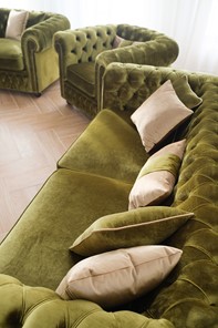 Прямой диван Честер 2,5М (седафлекс) в Магадане - предосмотр 6