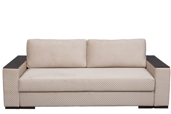 Прямой диван Мэдисон с накладками и полками в Магадане - изображение