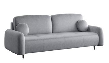Прямой диван Монблан 3т, Рогожка Муза 08 в Магадане