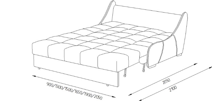 Прямой диван Токио 190 (ППУ) в Магадане - изображение 3