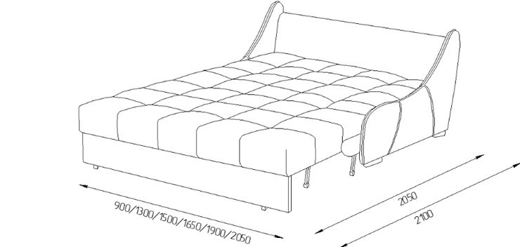 Прямой диван Токио 205 (НПБ) в Магадане - изображение 3