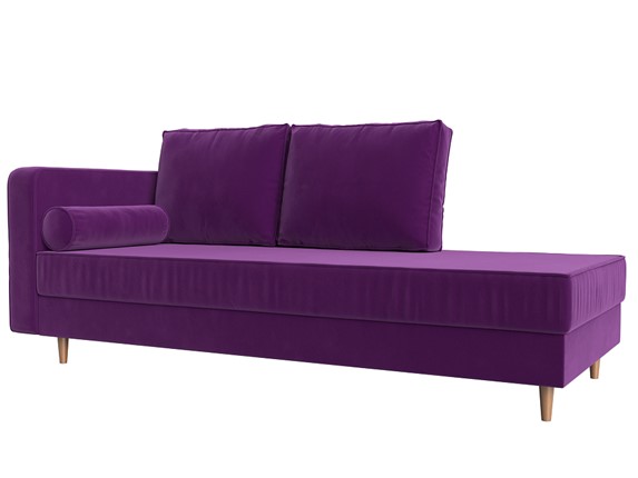 Кушетка Прайм, Фиолетовый (микровельвет) в Магадане - изображение