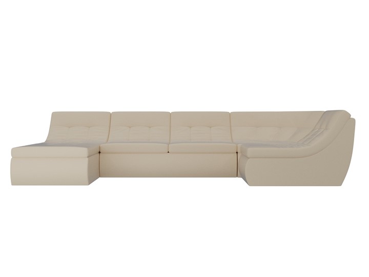 Большой модульный диван Холидей, Бежевый (экокожа) в Магадане - изображение 3