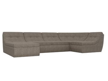 Модульный раскладной диван Холидей, Корфу 03 (рогожка) в Магадане