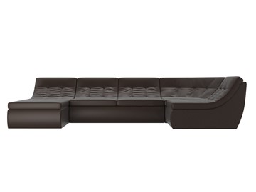 Большой модульный диван Холидей, Коричневый (экокожа) в Магадане - предосмотр 3