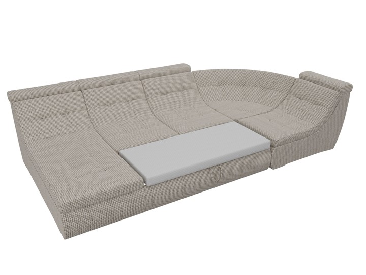 Модульный П-образный диван Холидей люкс, Корфу 02 (рогожка) в Магадане - изображение 7