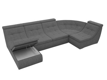 Модульный раскладной диван Холидей люкс, Серый (рогожка) в Магадане - предосмотр 6