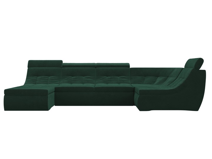 Модульный раскладной диван Холидей люкс, Зеленый (велюр) в Магадане - изображение 3