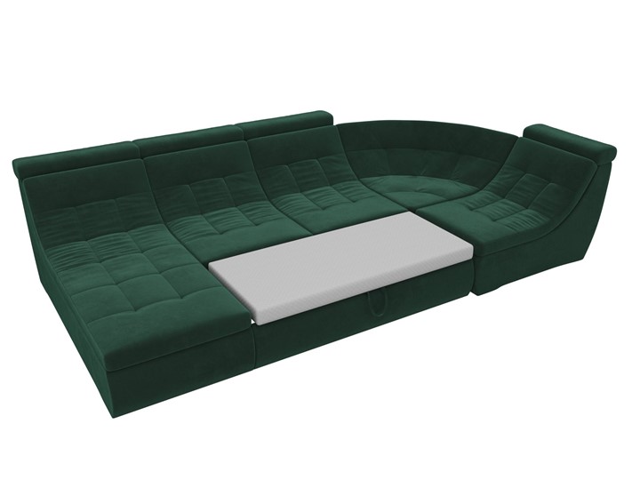 Модульный раскладной диван Холидей люкс, Зеленый (велюр) в Магадане - изображение 7
