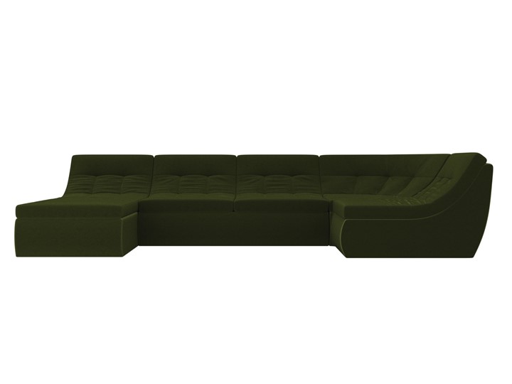 Модульный раскладной диван Холидей, Зеленый (микровельвет) в Магадане - изображение 3
