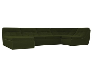 Модульный раскладной диван Холидей, Зеленый (микровельвет) в Магадане - предосмотр