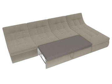 Модульный раскладной диван Холидей, Бежевый (микровельвет) в Магадане - предосмотр 6
