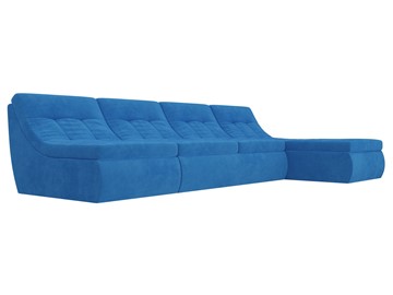 Модульный раскладной диван Холидей, Голубой (велюр) в Магадане - предосмотр 4