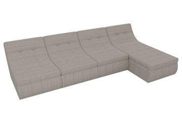 Модульный раскладной диван Холидей, Корфу 02 (рогожка) в Магадане - предосмотр 3