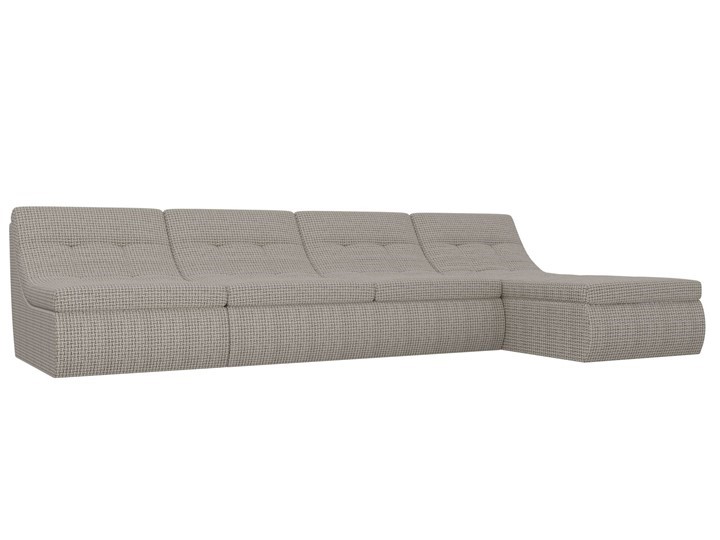 Модульный раскладной диван Холидей, Корфу 02 (рогожка) в Магадане - изображение