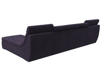 Большой модульный диван Холидей люкс, Фиолетовый (велюр) в Магадане - предосмотр 5