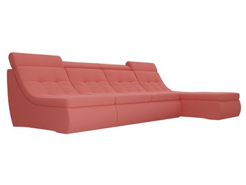 Модульный раскладной диван Холидей люкс, Коралловый (микровельвет) в Магадане - предосмотр 4