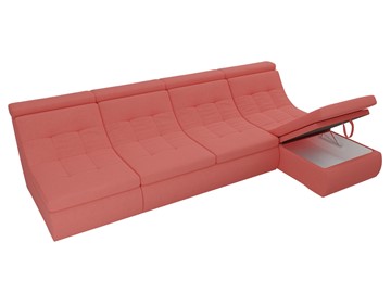 Модульный раскладной диван Холидей люкс, Коралловый (микровельвет) в Магадане - предосмотр 7