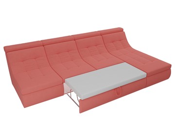 Модульный раскладной диван Холидей люкс, Коралловый (микровельвет) в Магадане - предосмотр 8