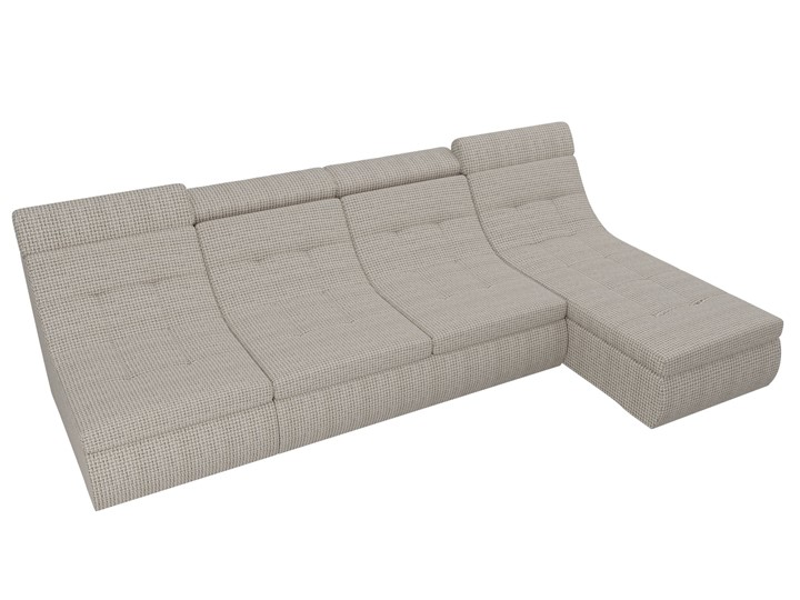 Модульный угловой диван Холидей люкс, Корфу 02 (рогожка) в Магадане - изображение 6
