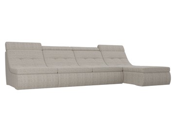 Модульный угловой диван Холидей люкс, Корфу 02 (рогожка) в Магадане