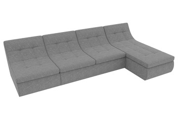 Модульный раскладной диван Холидей, Серый (рогожка) в Магадане - предосмотр 3